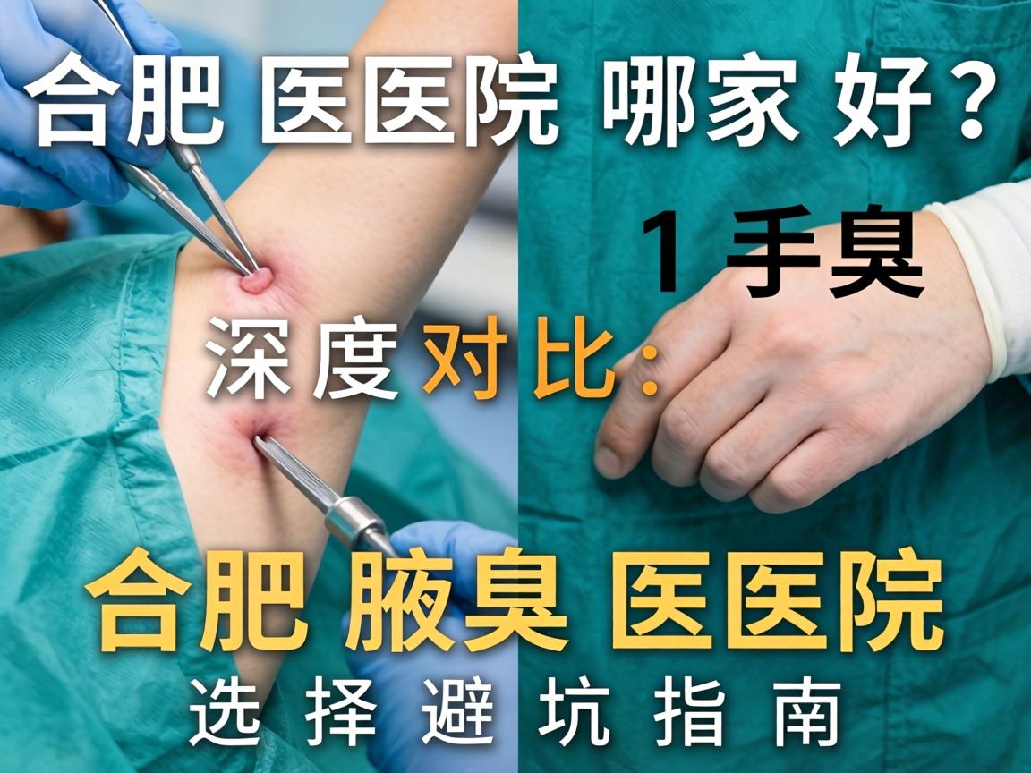 合肥腋臭手术医院哪家好？深度对比，合肥腋臭医院选择避坑指南