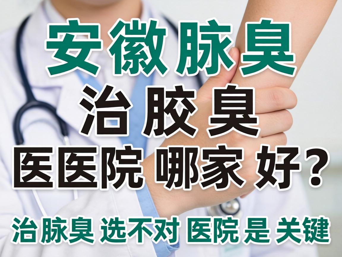 安徽治腋臭医院哪家好？治腋臭选对医院是关键
