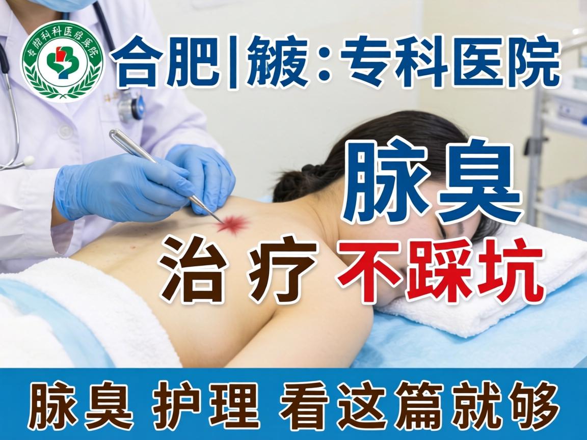 合肥腋臭专科医院，腋臭治疗不踩坑，腋臭护理看这篇就够