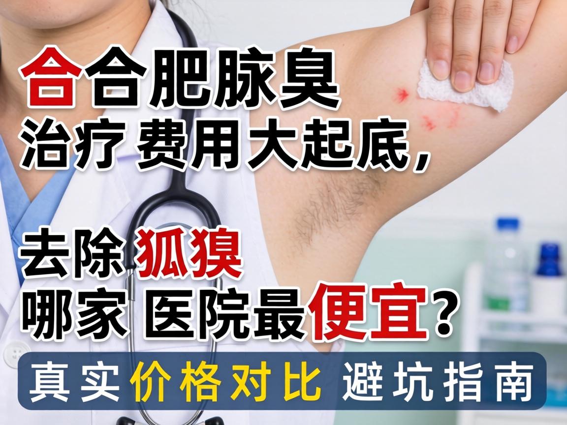 合肥腋臭治疗费用大起底，去除狐臭哪家医院最便宜？真实价格对比避坑指南