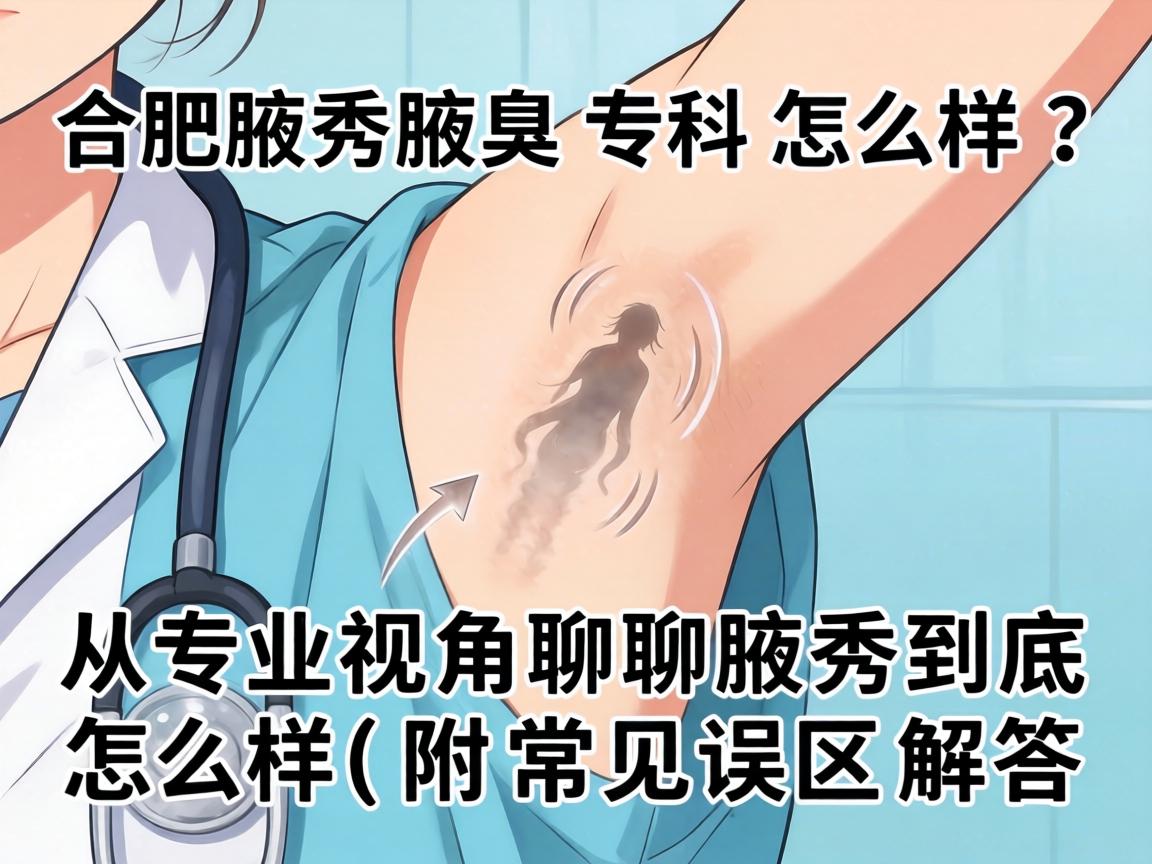 合肥腋秀腋臭专科怎么样？从专业视角聊聊腋秀到底怎么样（附常见误区解答）
