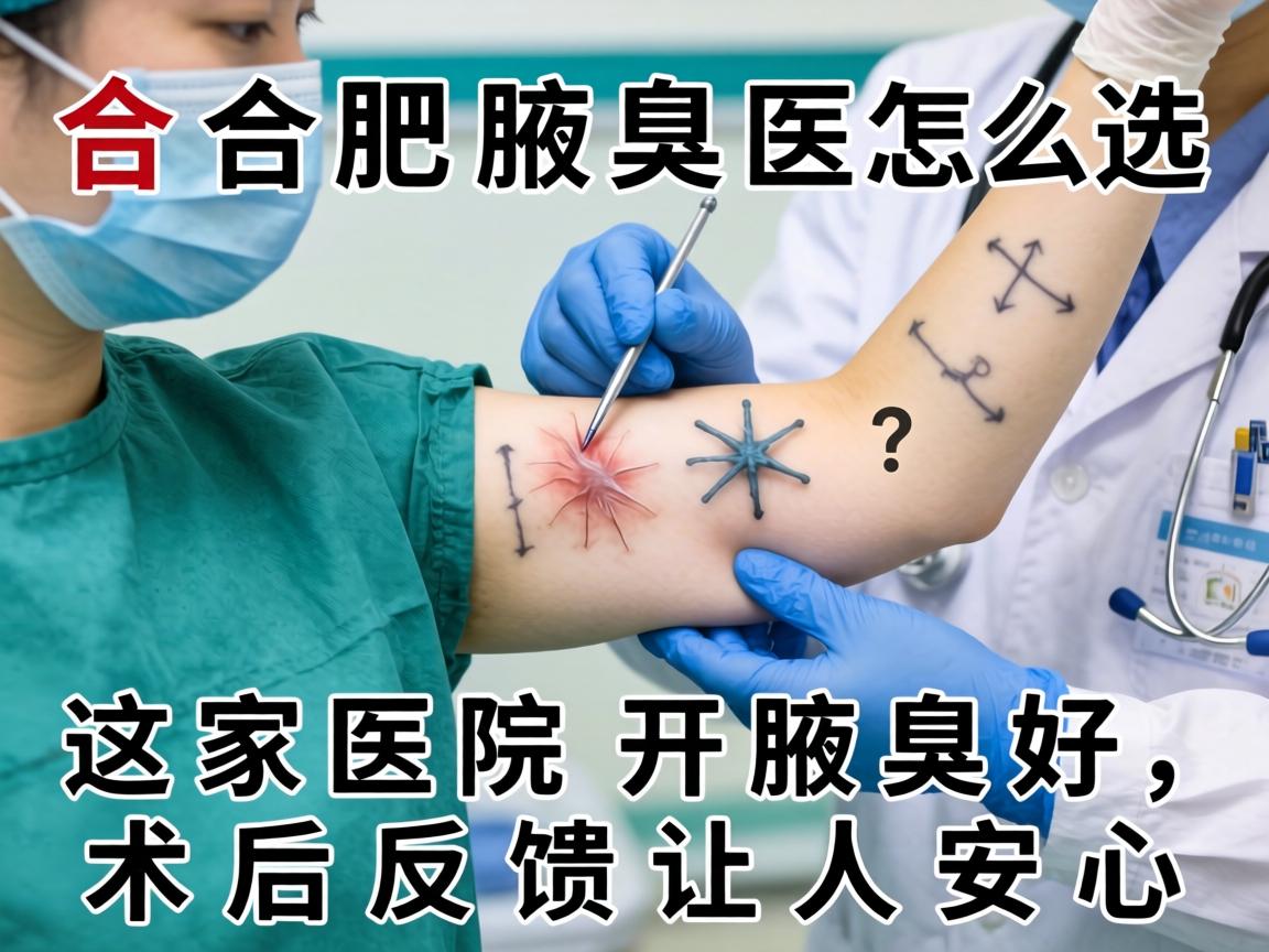 合肥腋臭手术医院怎么选？这家医院开腋臭好，术后反馈让人安心