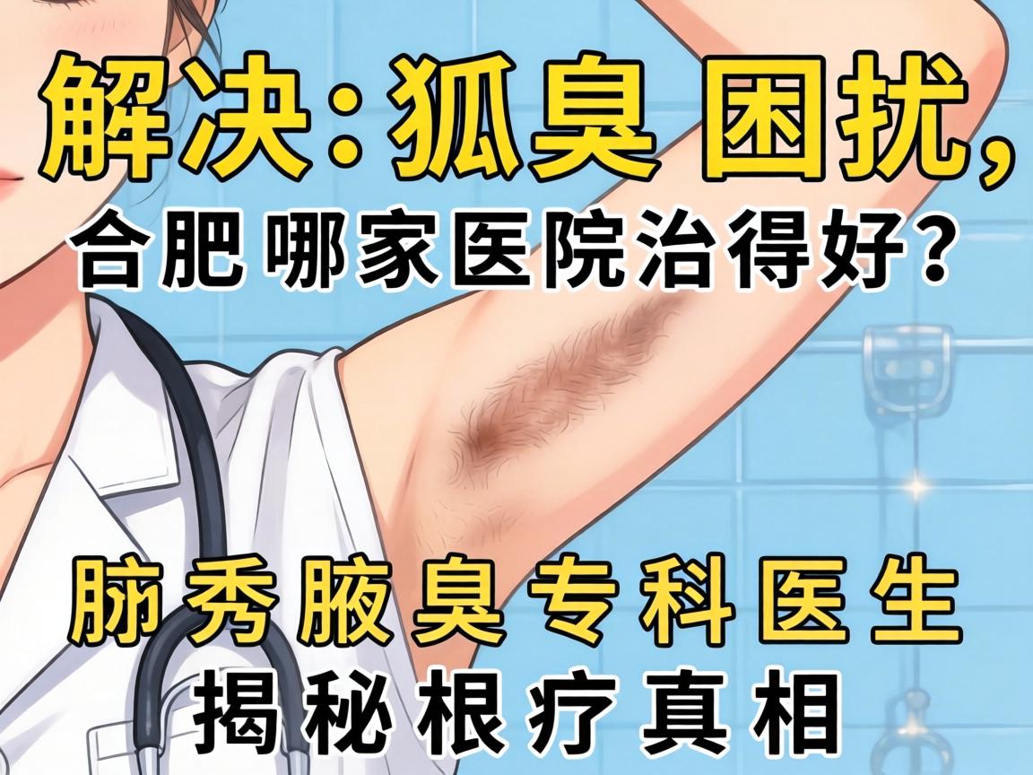 解决狐臭困扰，合肥哪家医院治得好？腋秀腋臭专科医生揭秘根治真相
