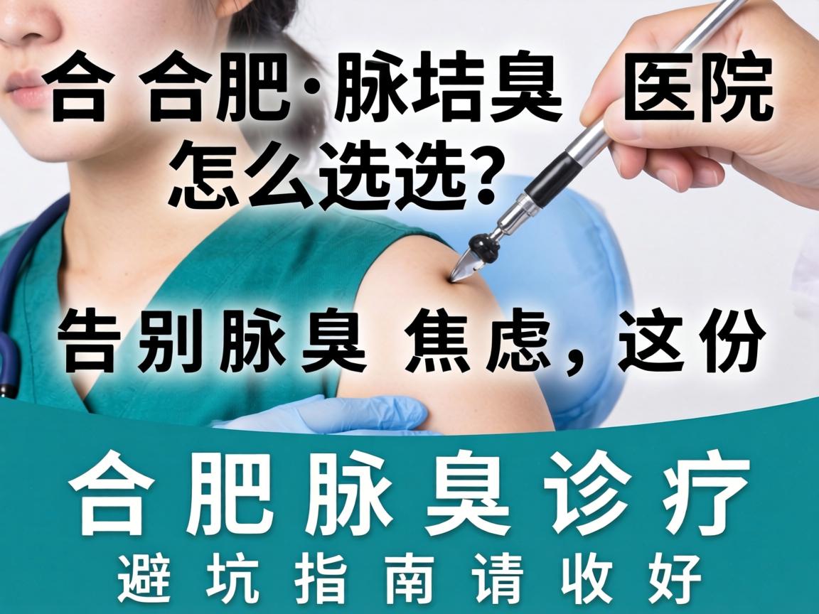 合肥腋臭医院怎么选？告别腋臭焦虑，这份合肥腋臭诊疗避坑指南请收好