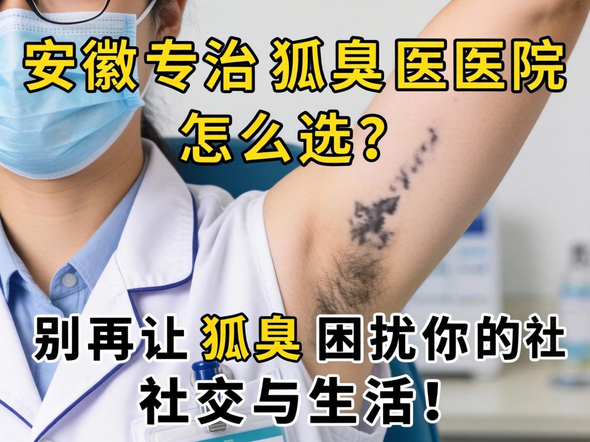 安徽专治狐臭医院怎么选？别再让狐臭困扰你的社交与生活！