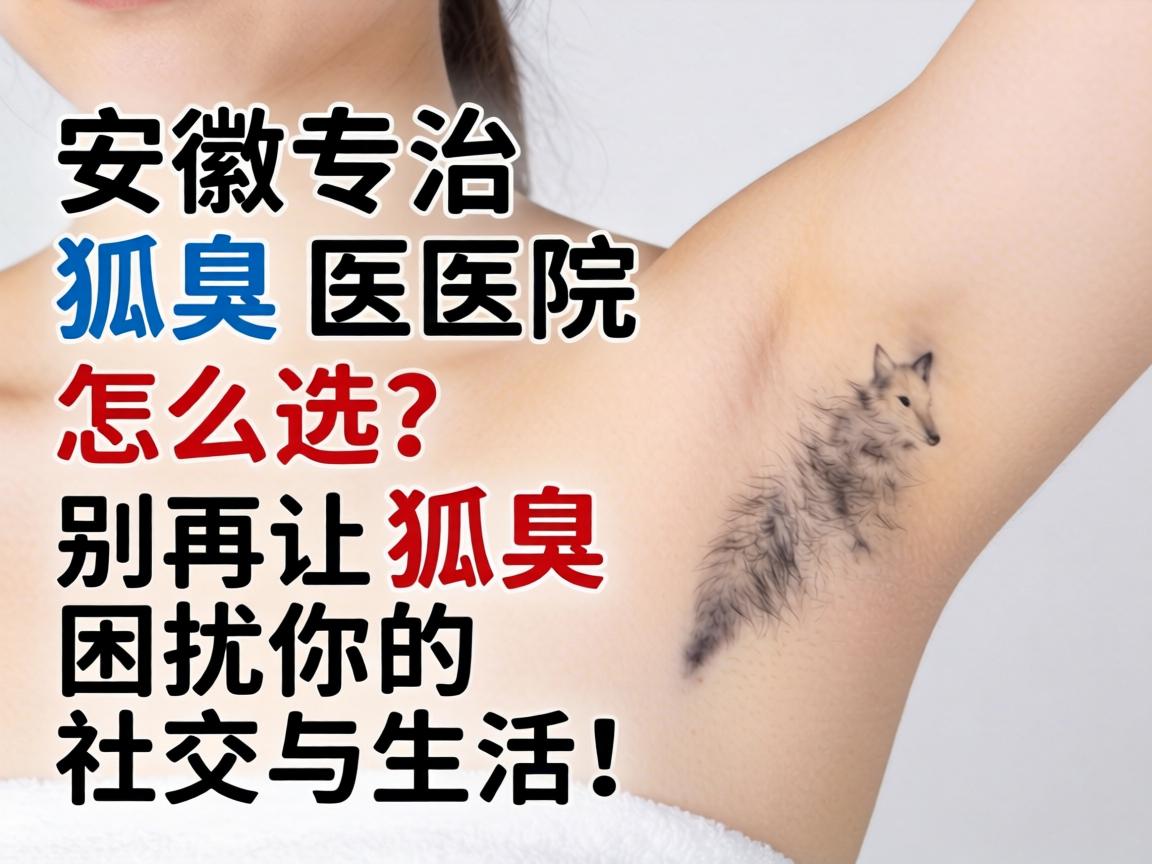 安徽专治狐臭医院怎么选？别再让狐臭困扰你的社交与生活！