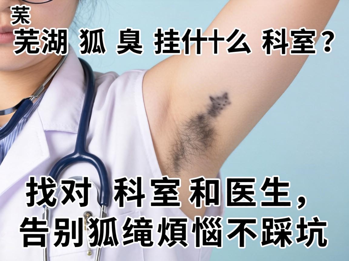芜湖狐臭挂什么科室？找对科室和医生，告别狐臭烦恼不踩坑