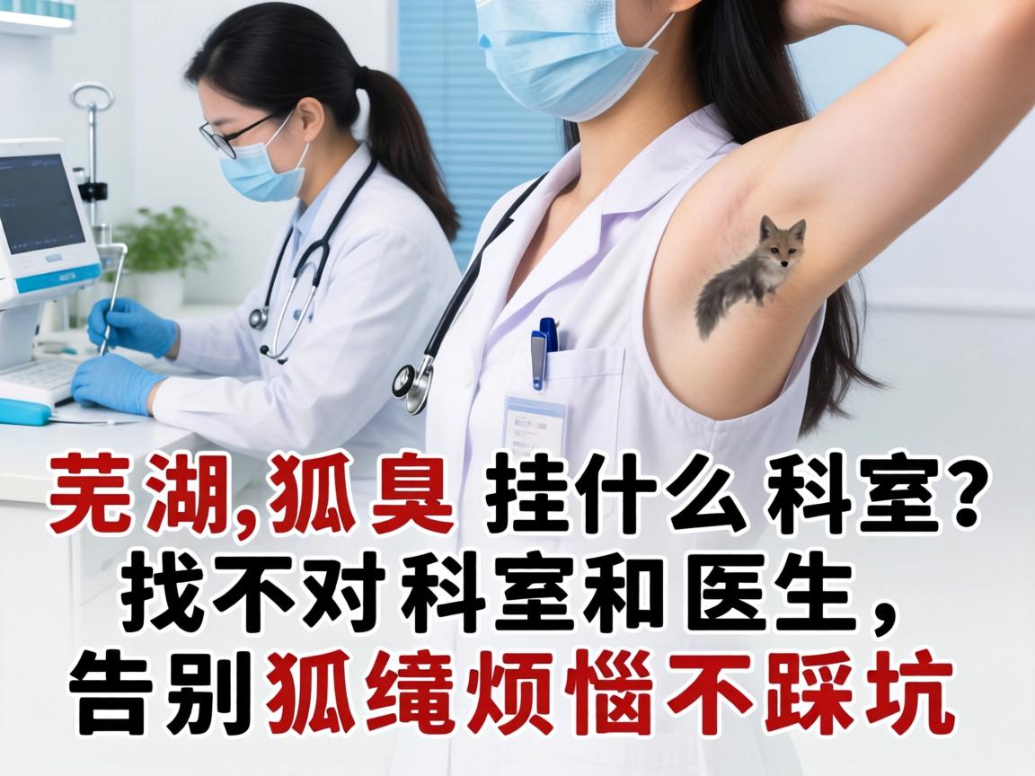 芜湖狐臭挂什么科室？找对科室和医生，告别狐臭烦恼不踩坑