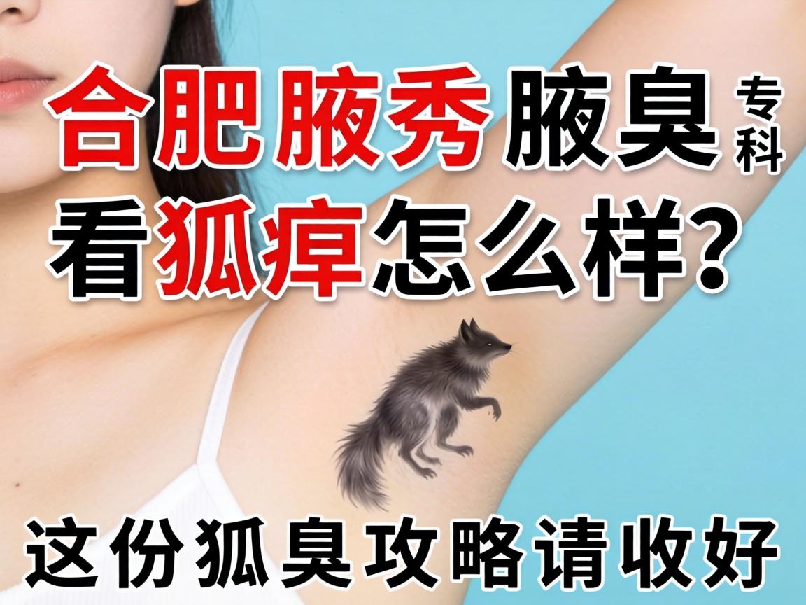 合肥腋秀腋臭专科，看狐臭怎么样？这份狐臭攻略请收好