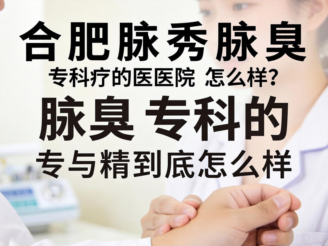 合肥腋秀腋臭专科医院怎么样？腋臭专科的专与精到底怎么样？