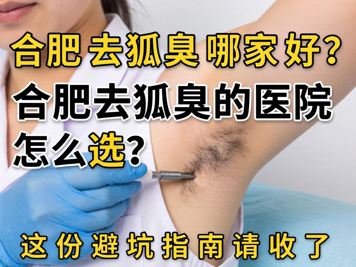 合肥去狐臭哪家好？合肥去狐臭的医院怎么选？这份避坑指南请收好
