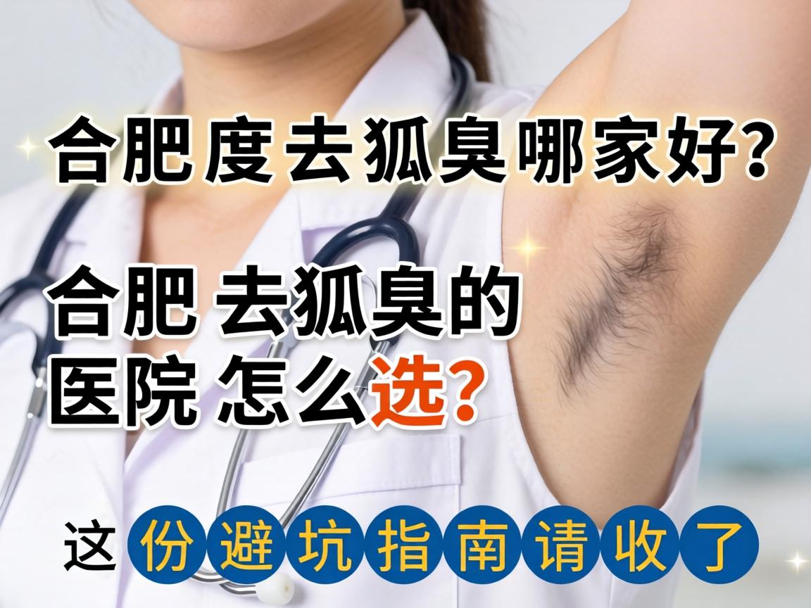 合肥去狐臭哪家好？合肥去狐臭的医院怎么选？这份避坑指南请收好