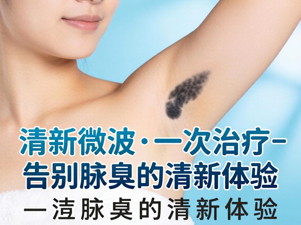清新微波治疗腋臭，一次治疗，告别腋臭的清新体验