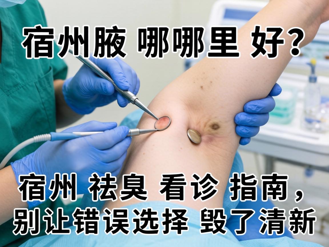 宿州腋臭手术哪里好？宿州祛臭看诊指南，别让错误选择毁了清新