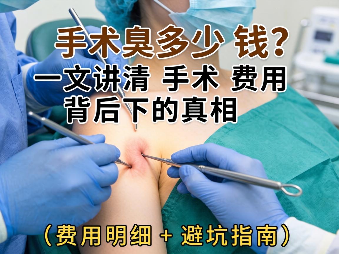 腋秀腋臭手术多少钱？一文讲清手术费用背后的真相（费用明细+避坑指南）