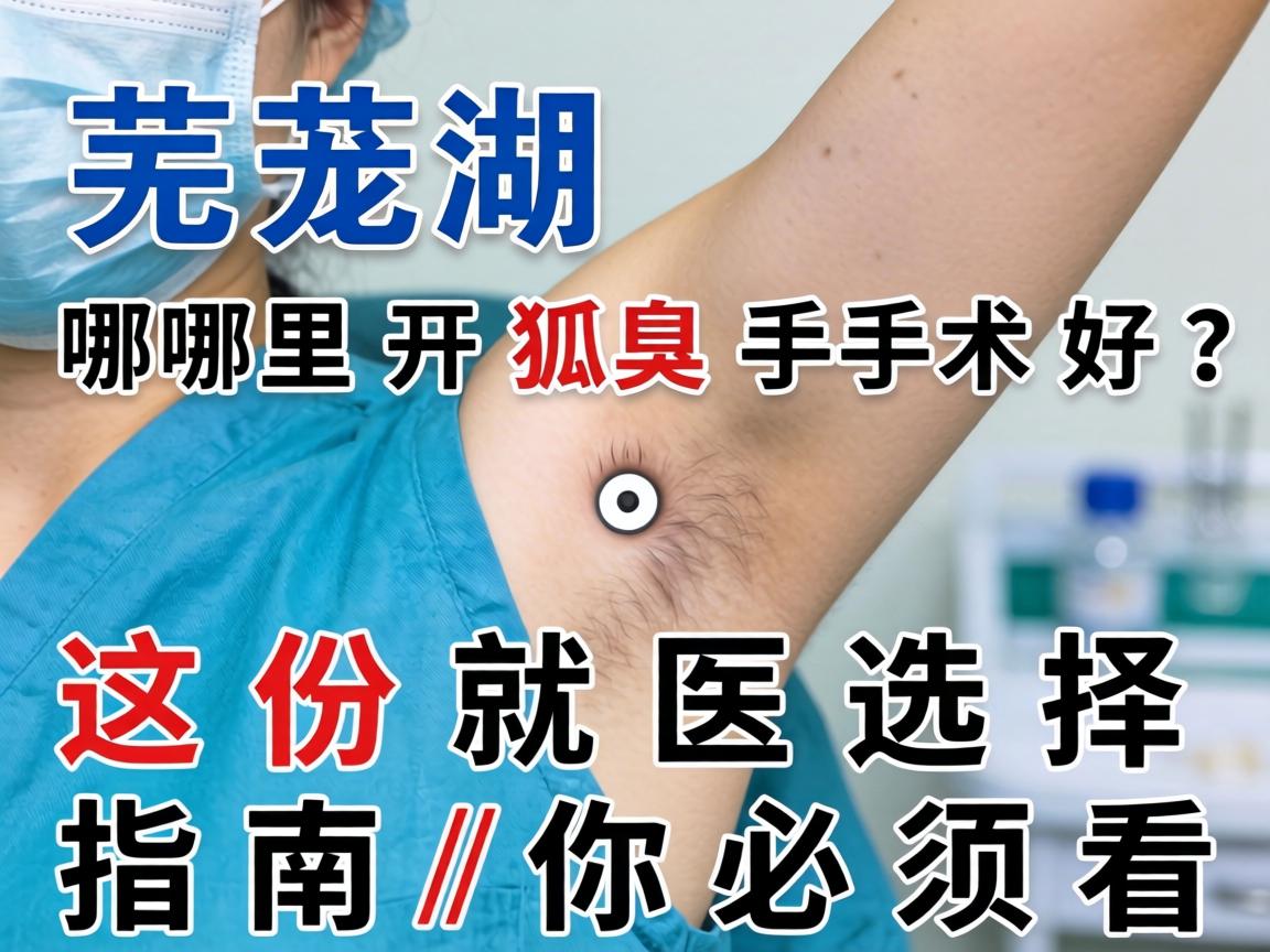 芜湖哪里开狐臭手术好？这份就医选择指南你必须看