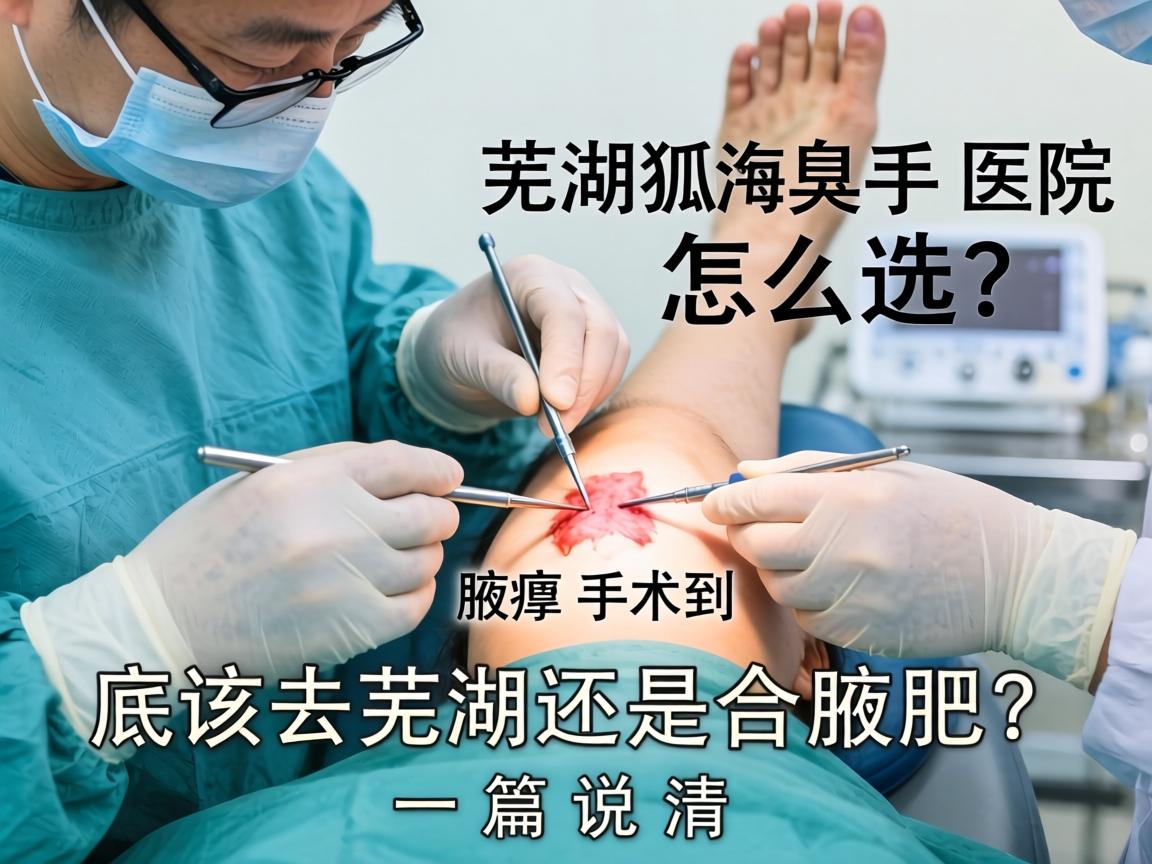芜湖狐臭手术医院怎么选？腋臭手术到底该去芜湖还是合肥？一篇说清