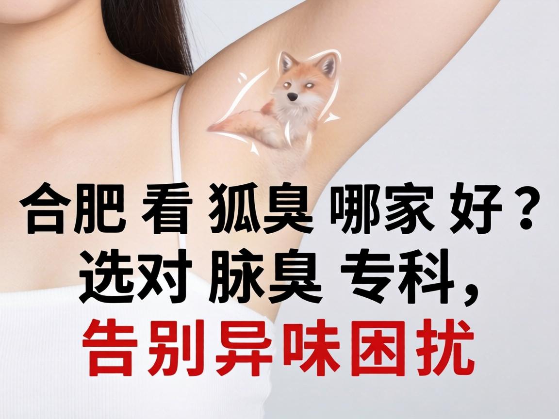 合肥看狐臭哪家好？选对腋臭专科，告别异味困扰
