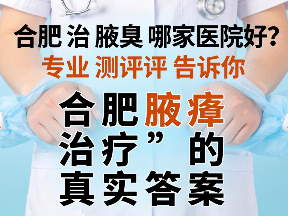 合肥治腋臭哪家医院好？专业测评告诉你合肥腋臭治疗的真实答案