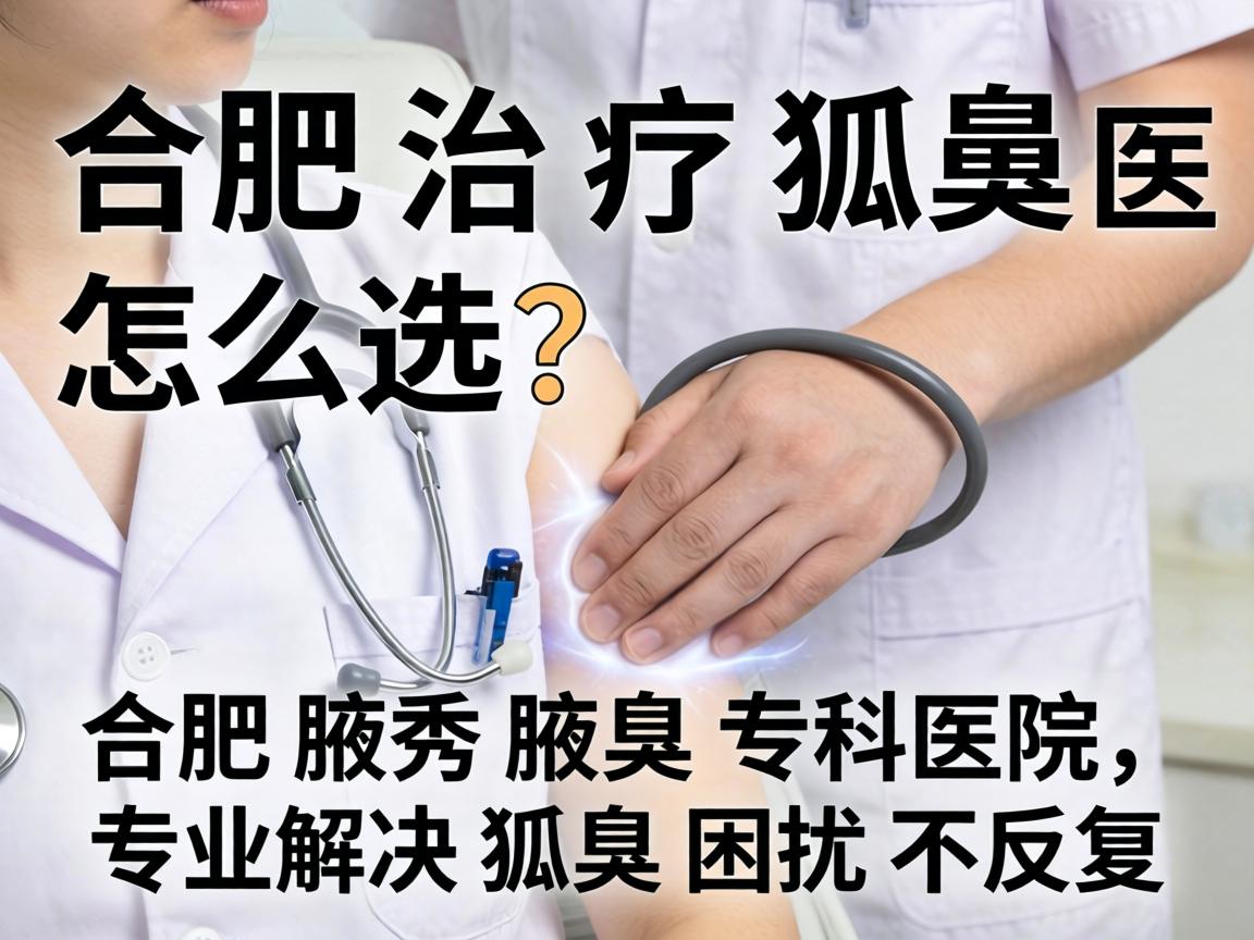 合肥治疗狐臭医院怎么选？合肥腋秀腋臭专科医院，专业解决狐臭困扰不反复