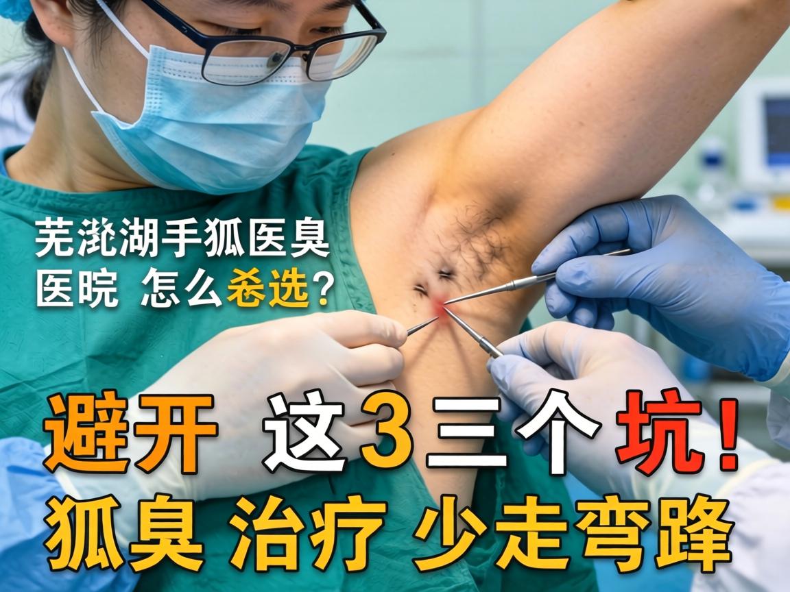 芜湖狐臭手术医院怎么选？避开这3个坑，狐臭治疗少走弯路