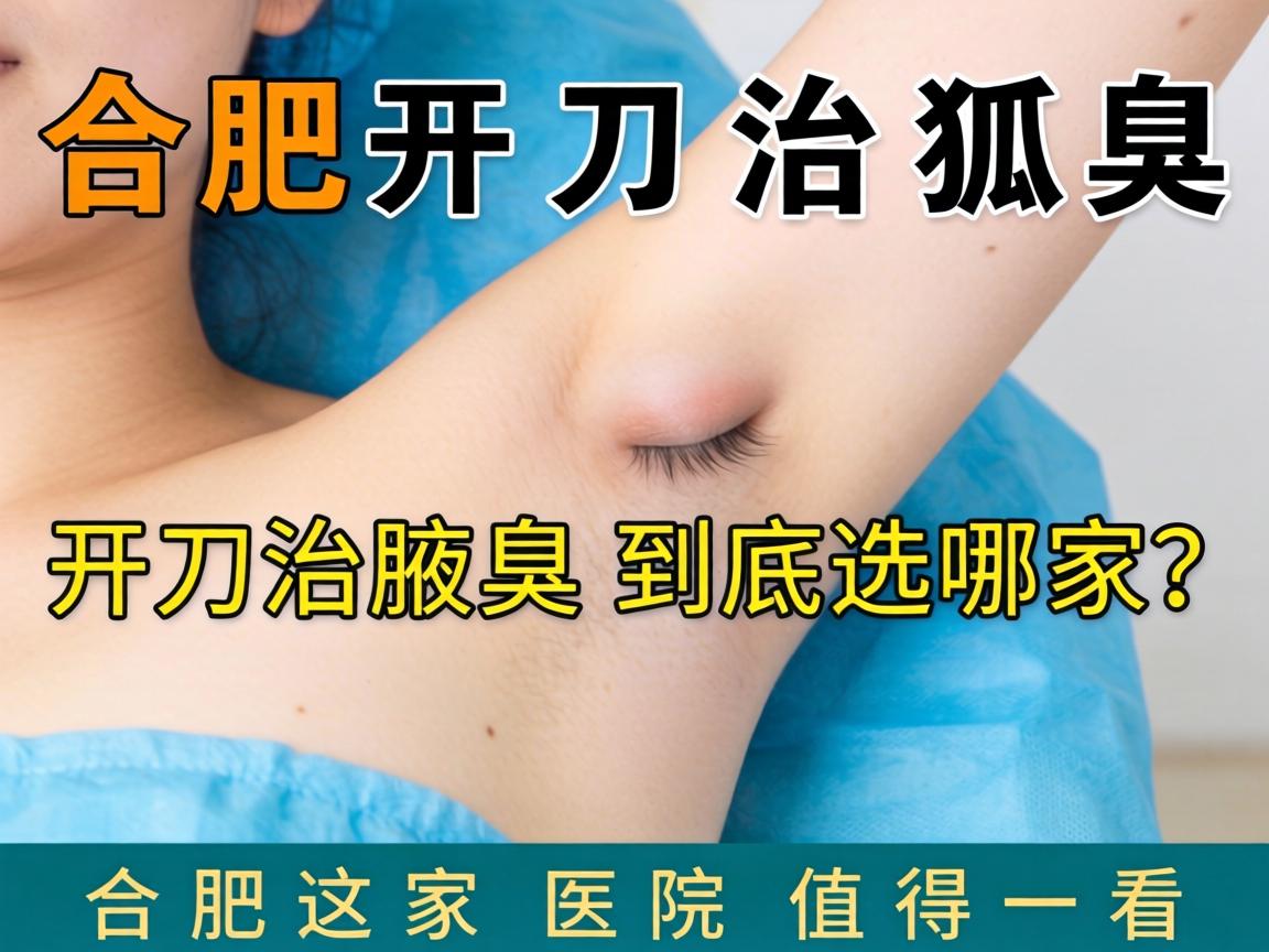 合肥开刀治狐臭，开刀治腋臭到底选哪家？合肥这家医院值得一看