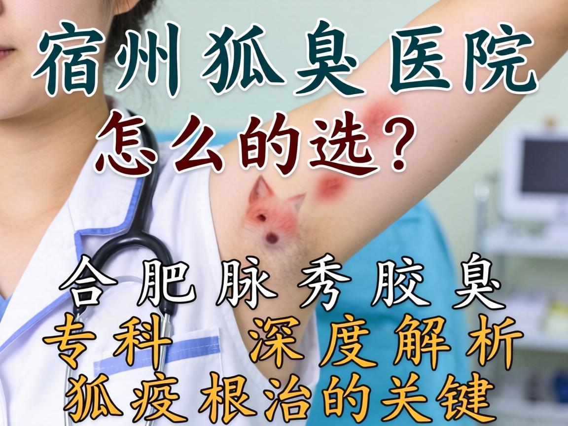 宿州狐臭医院怎么选？合肥腋秀腋臭专科深度解析狐臭根治的关键