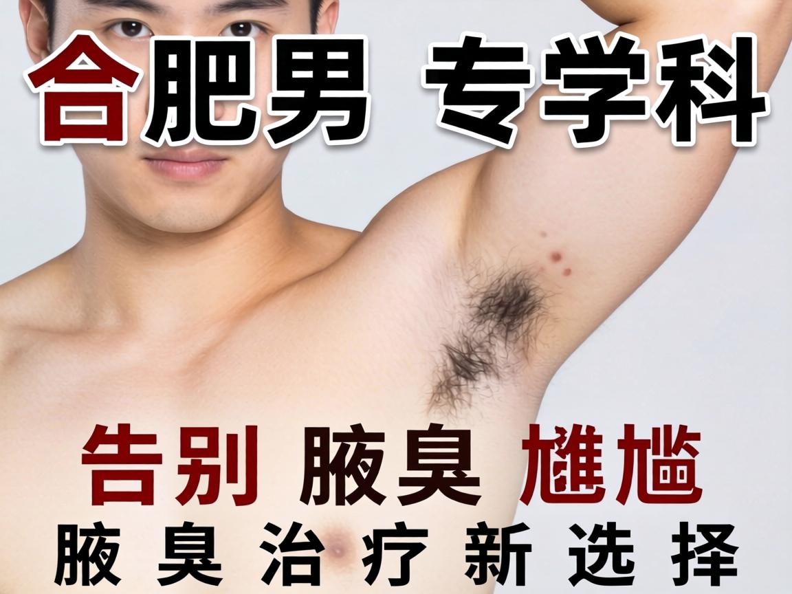 合肥男性腋臭专科，告别腋臭尴尬，腋臭治疗新选择