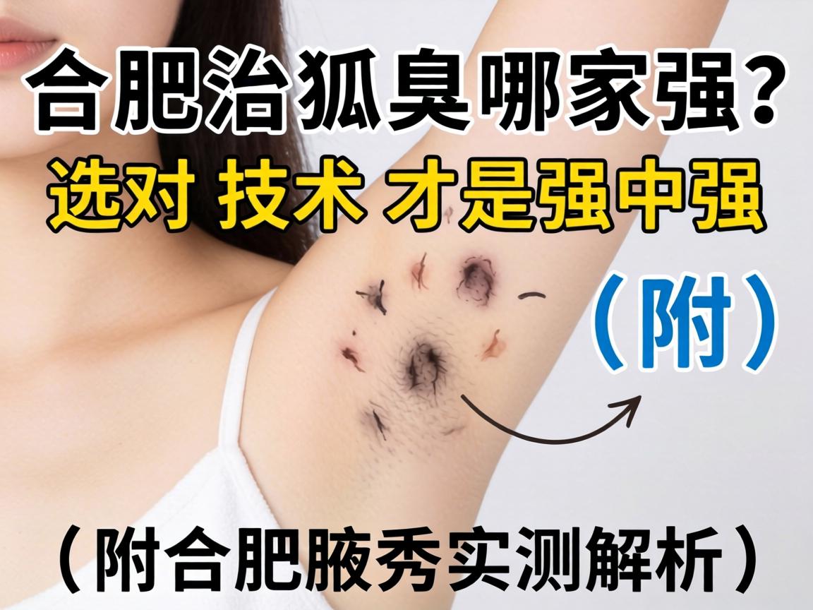 合肥治狐臭哪家强？选对技术才是强中强（附合肥腋秀实测解析）