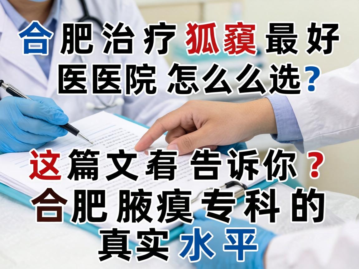 合肥治疗狐臭最好医院怎么选？这篇文章告诉你合肥腋臭专科的真实水平