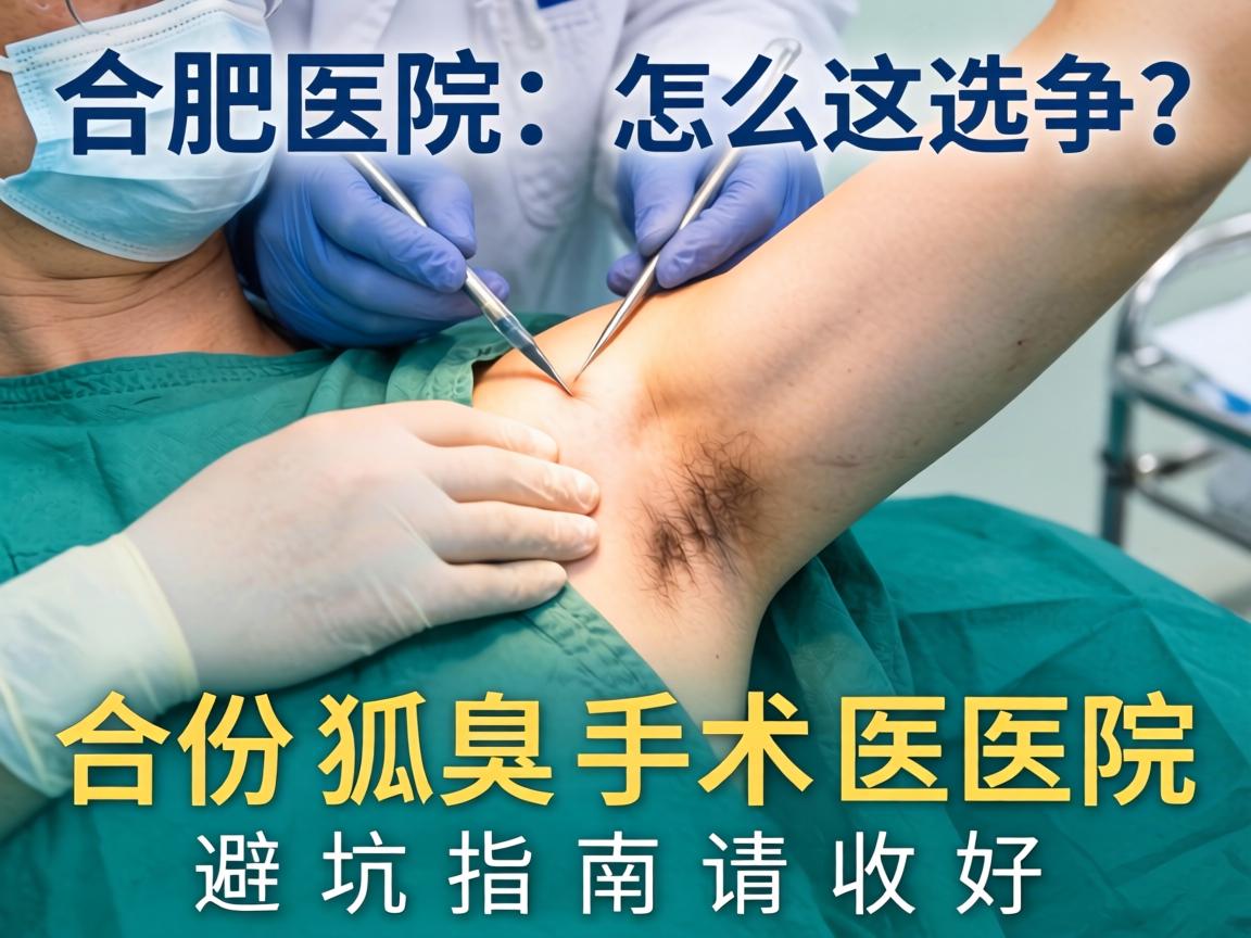 合肥狐臭手术医院怎么选？这份合肥狐臭手术医院避坑指南请收好