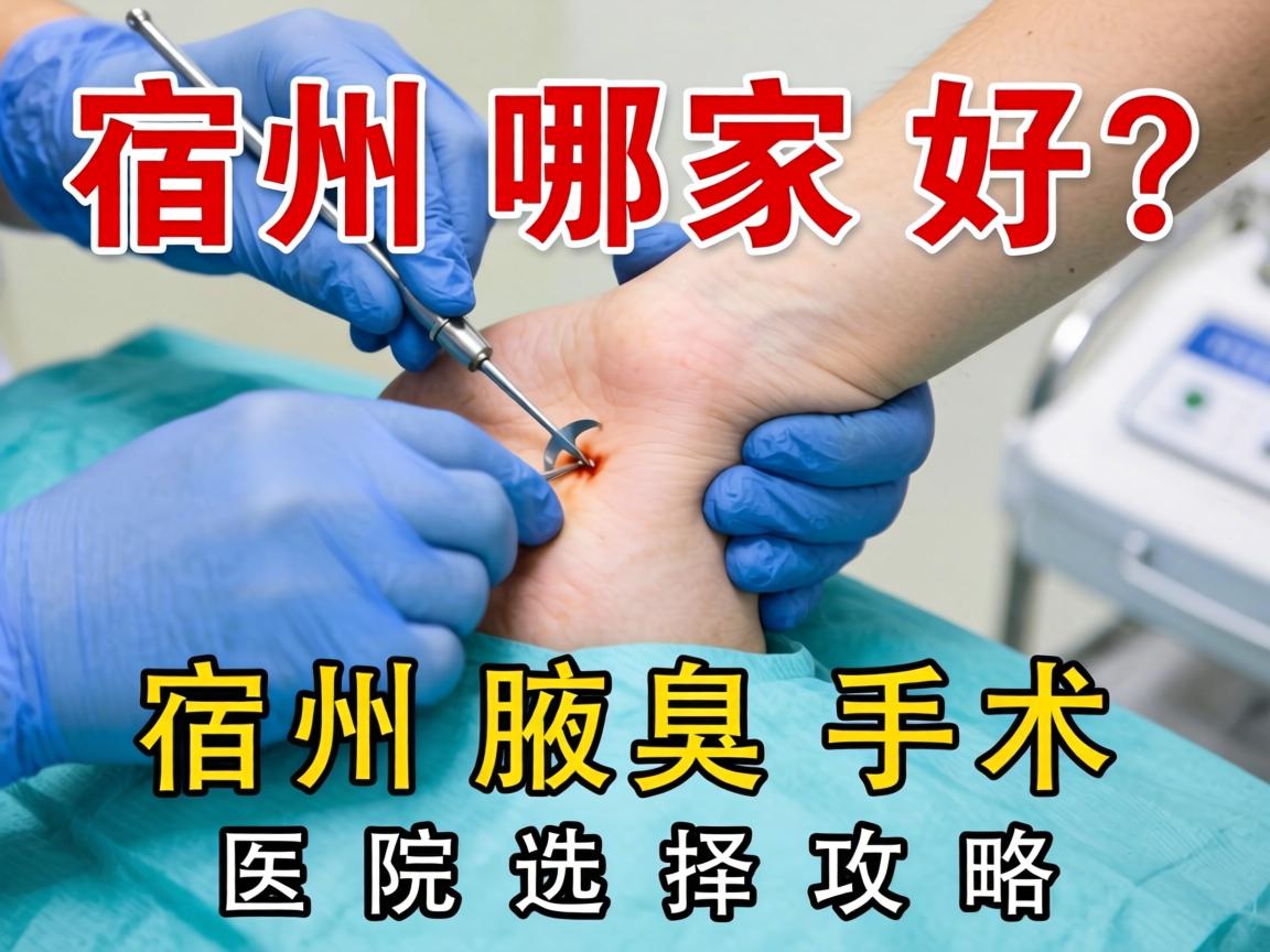 宿州腋臭手术哪家好？宿州腋臭手术医院选择攻略