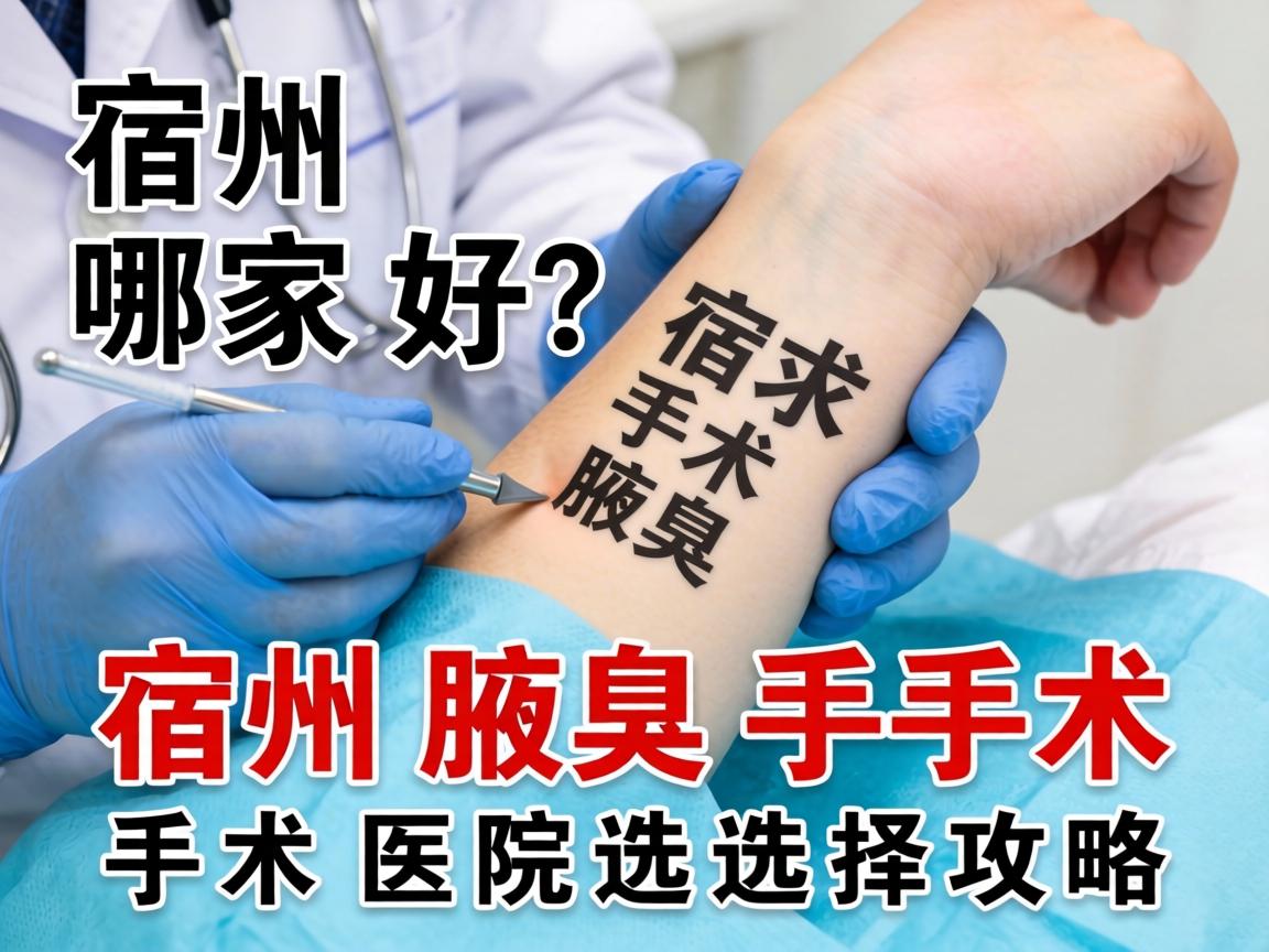 宿州腋臭手术哪家好？宿州腋臭手术医院选择攻略