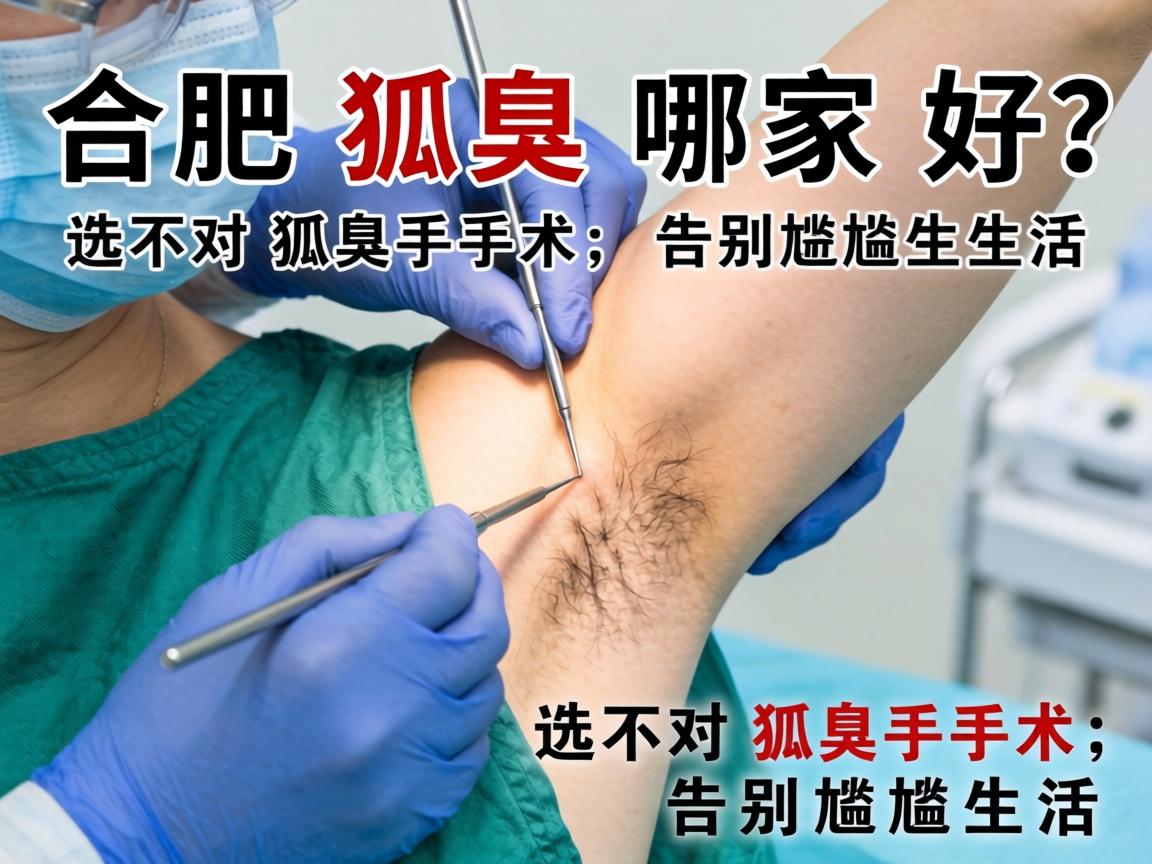 合肥狐臭手术哪家好？选对狐臭手术，告别尴尬生活