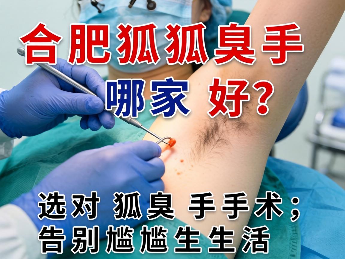 合肥狐臭手术哪家好？选对狐臭手术，告别尴尬生活