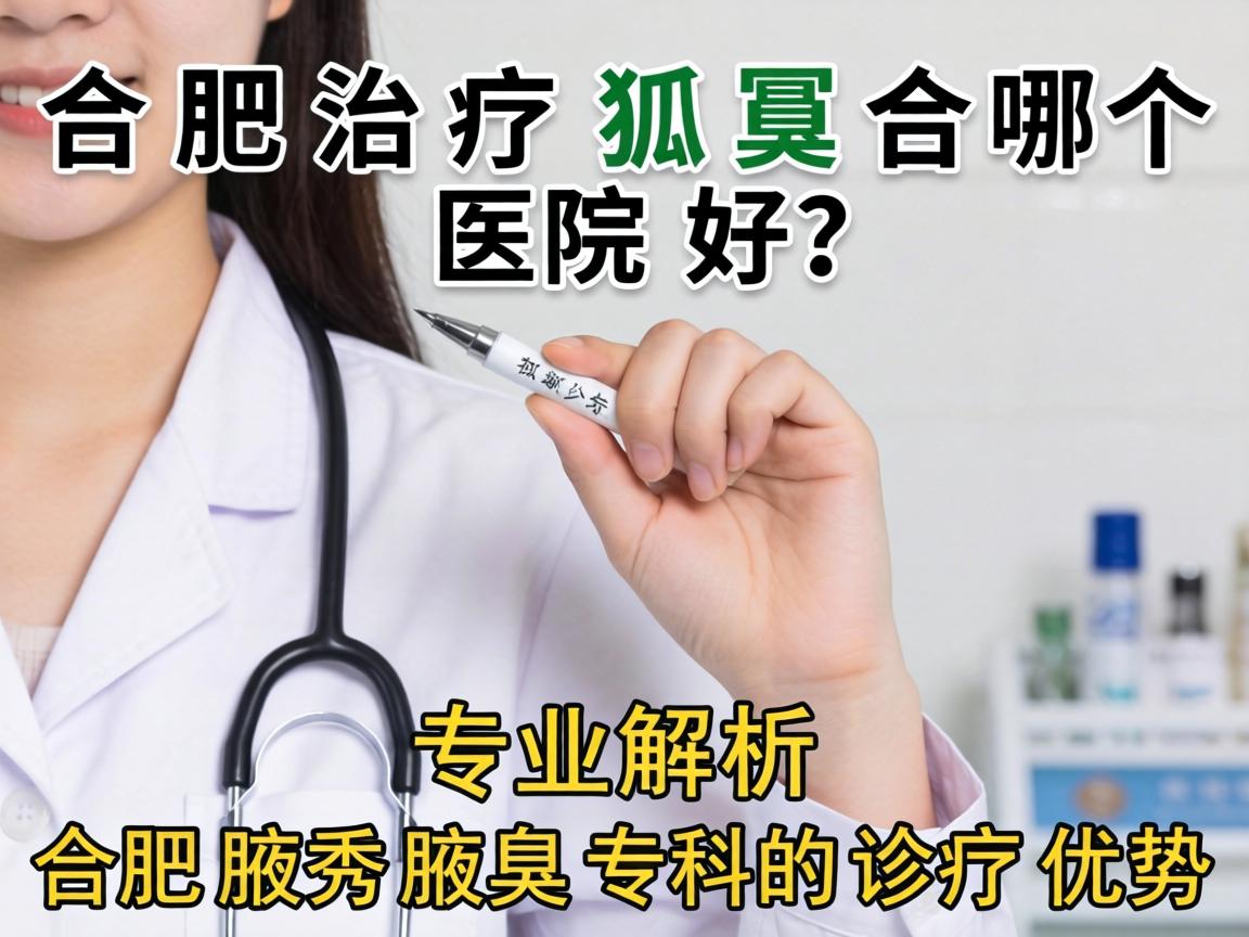 合肥治疗狐臭哪个医院好？专业解析合肥腋秀腋臭专科的诊疗优势