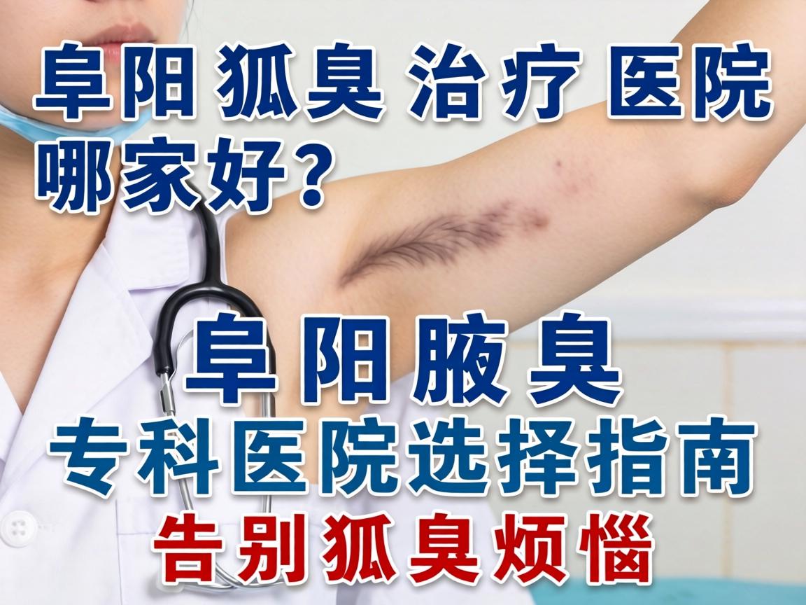 阜阳狐臭治疗医院哪家好？阜阳腋臭专科医院选择指南，告别狐臭烦恼