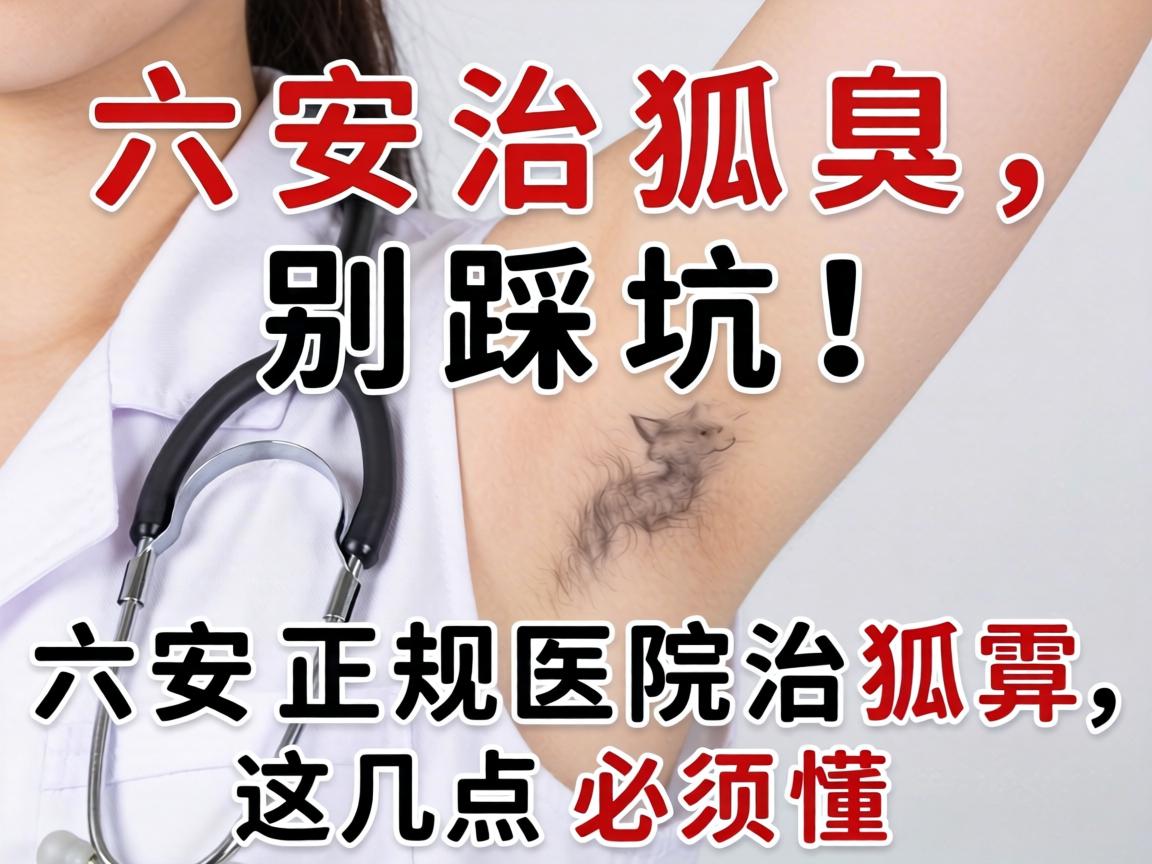 六安治狐臭，别踩坑！六安正规医院治狐臭，这几点必须懂