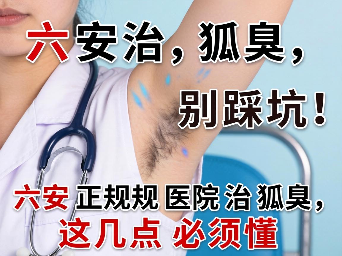六安治狐臭，别踩坑！六安正规医院治狐臭，这几点必须懂