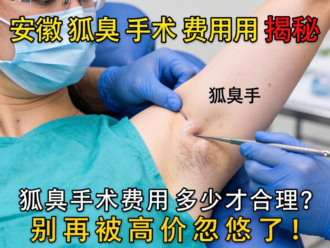 安徽狐臭手术费用揭秘，狐臭手术费用多少才合理？别再被高价忽悠了！
