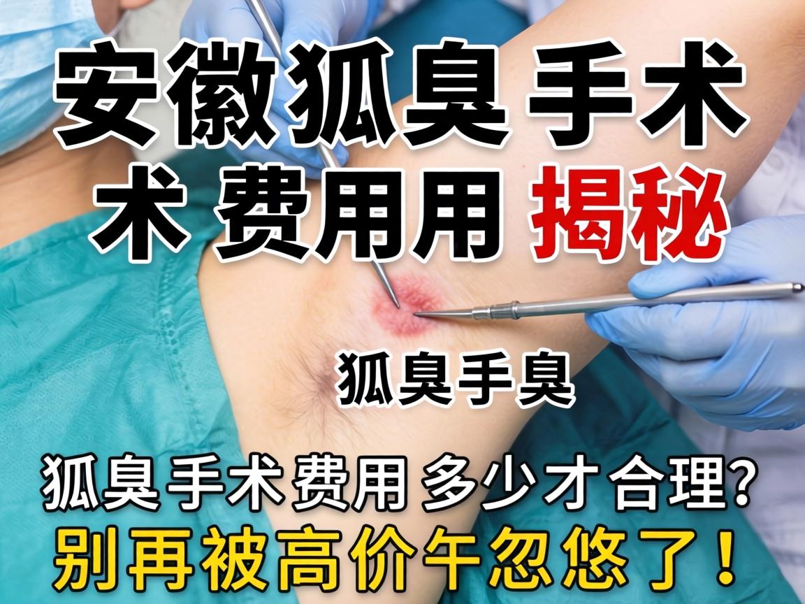 安徽狐臭手术费用揭秘，狐臭手术费用多少才合理？别再被高价忽悠了！
