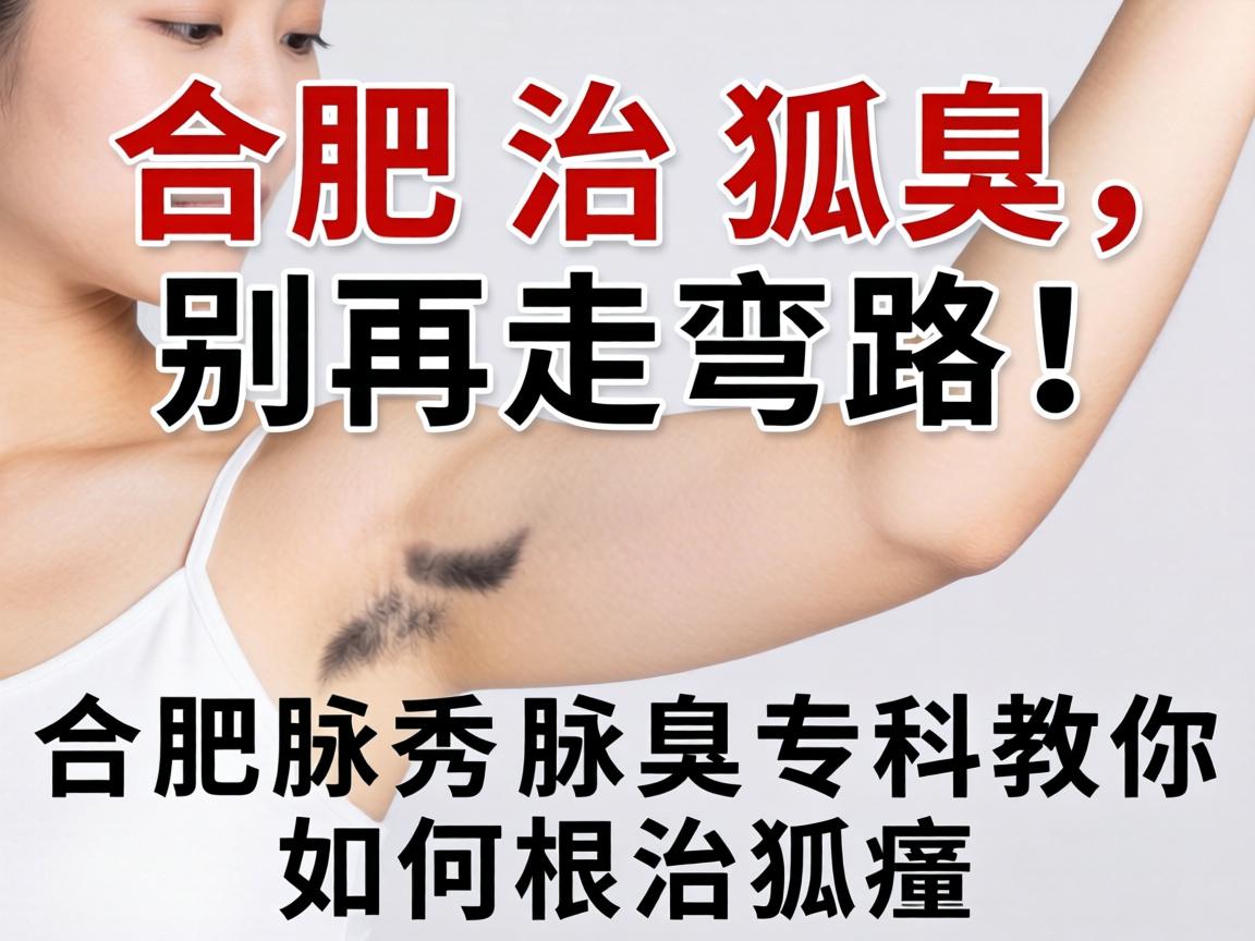 合肥治狐臭，别再走弯路！合肥腋秀腋臭专科教你如何根治狐臭