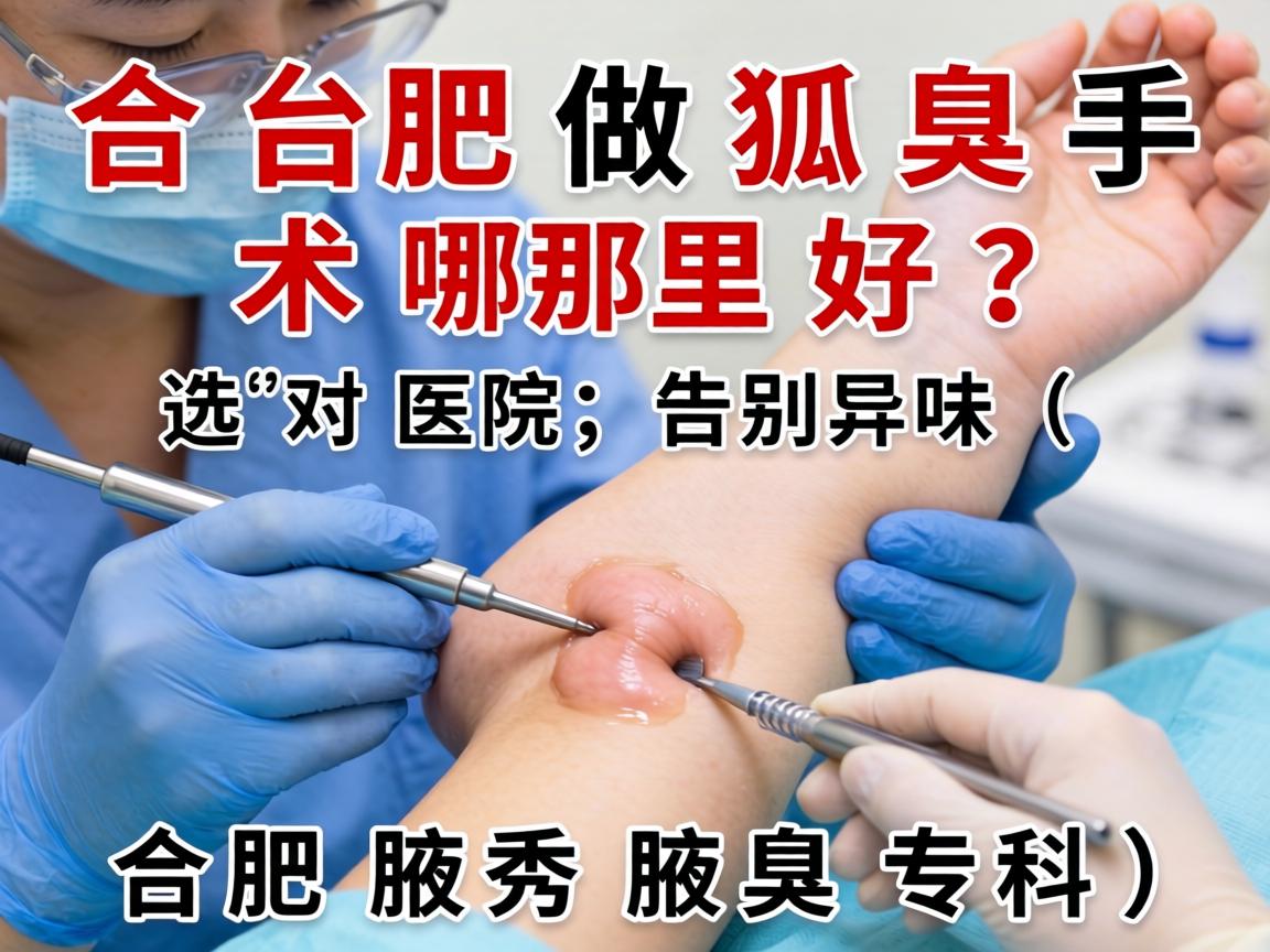 合肥做狐臭手术哪里好？选对医院，告别异味（合肥腋秀腋臭专科）