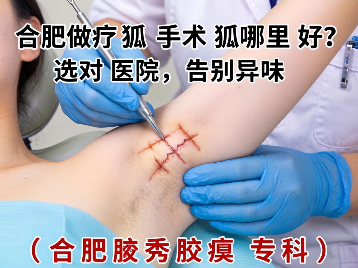 合肥做狐臭手术哪里好？选对医院，告别异味（合肥腋秀腋臭专科）