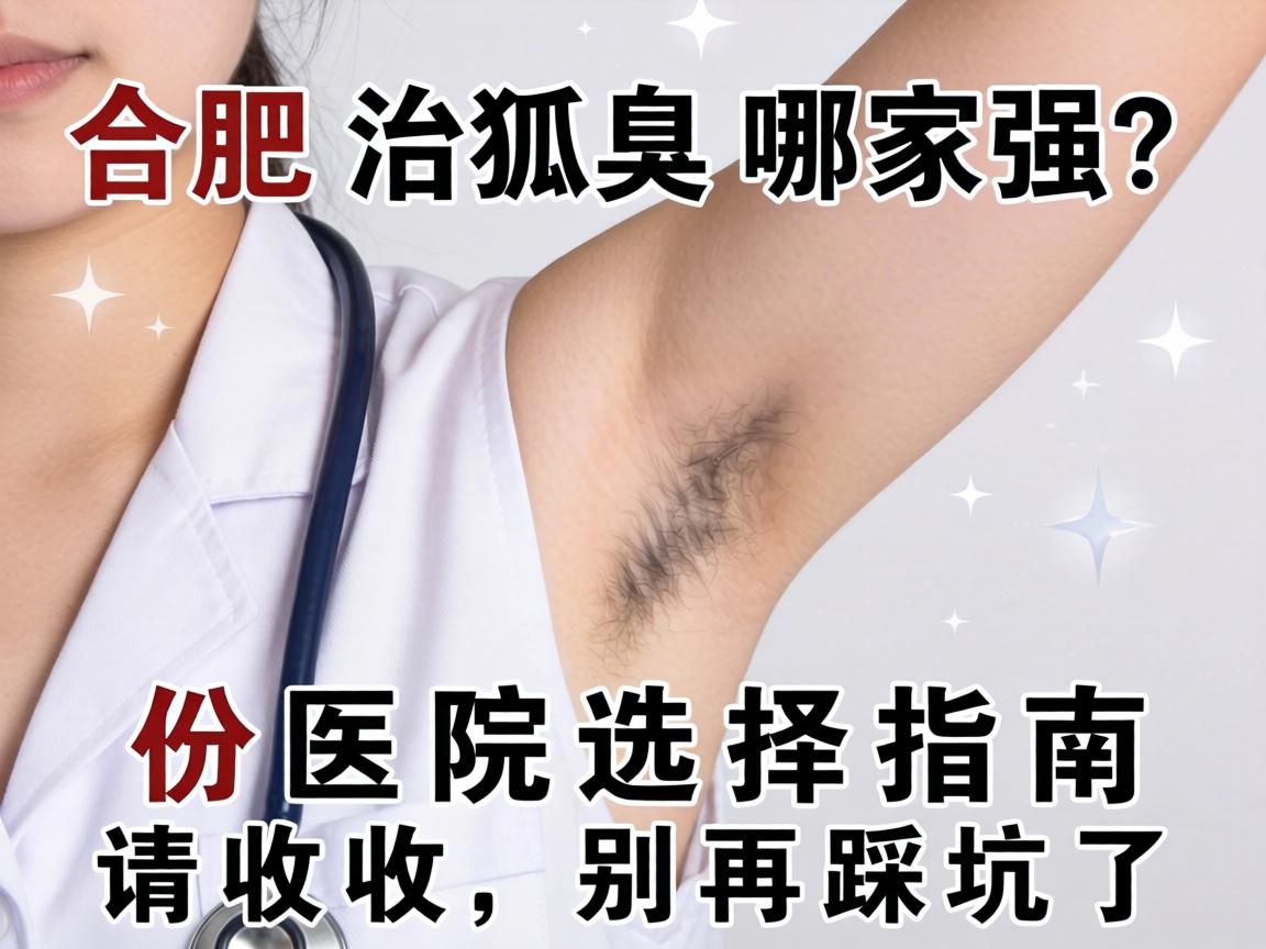 合肥治狐臭哪家强？这份医院选择指南请收好，别再踩坑了