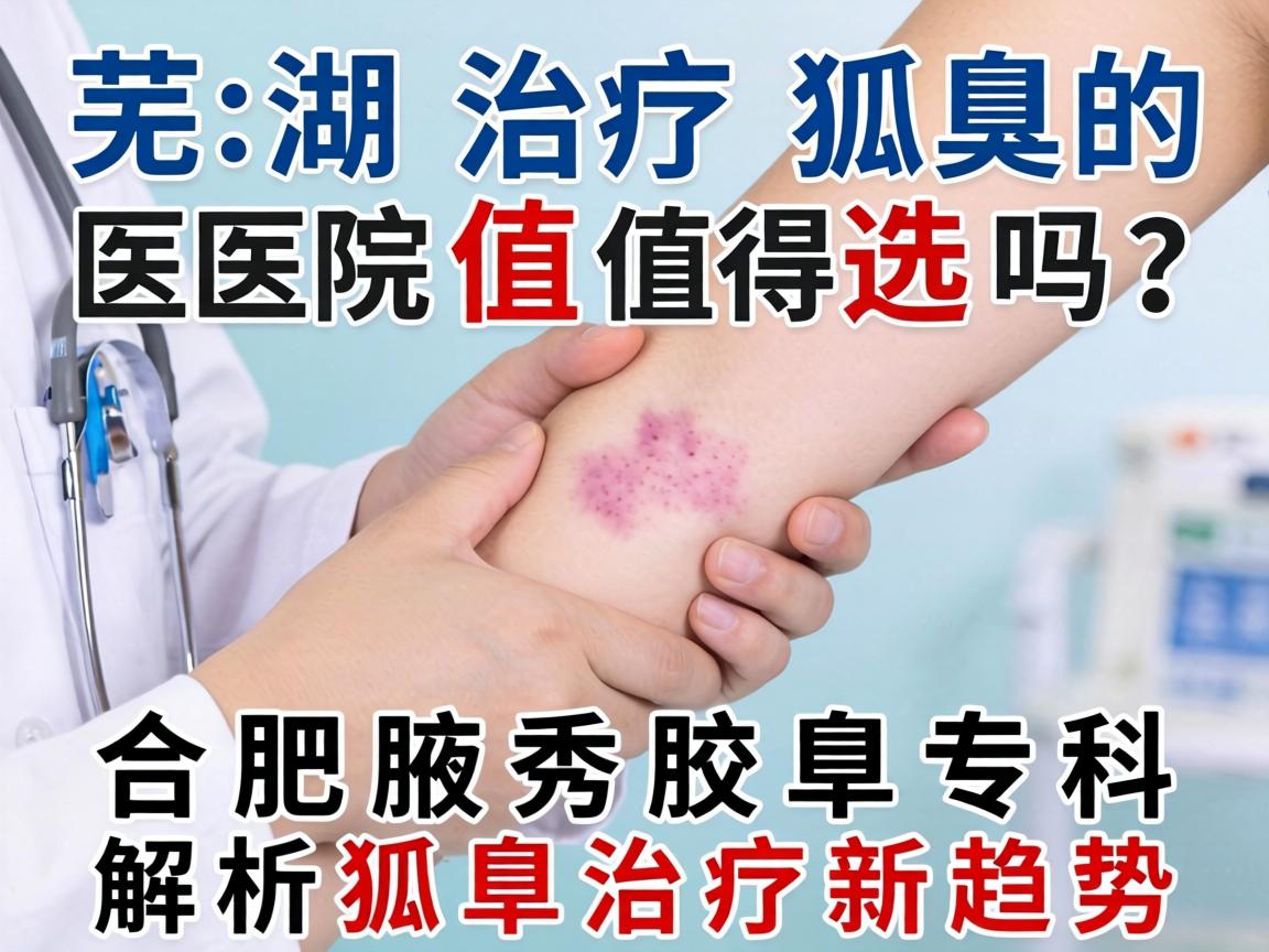 芜湖治疗狐臭的医院值得选吗？合肥腋秀腋臭专科解析狐臭治疗新趋势