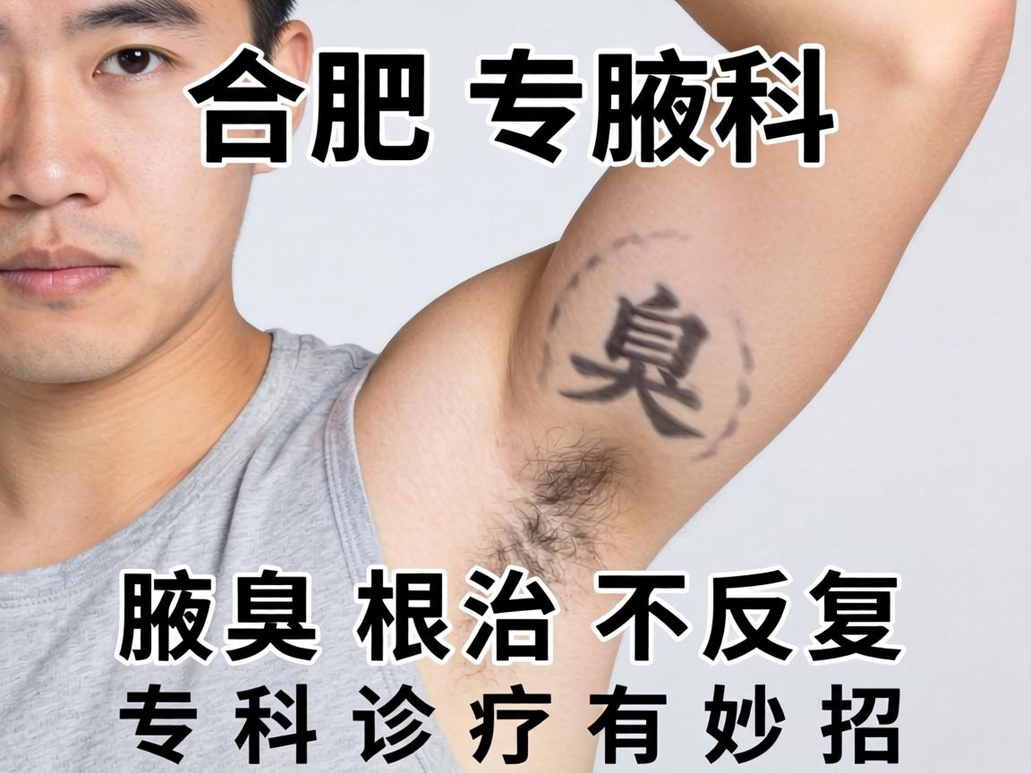 合肥男性腋臭专科，腋臭根治不反复，专科诊疗有妙招