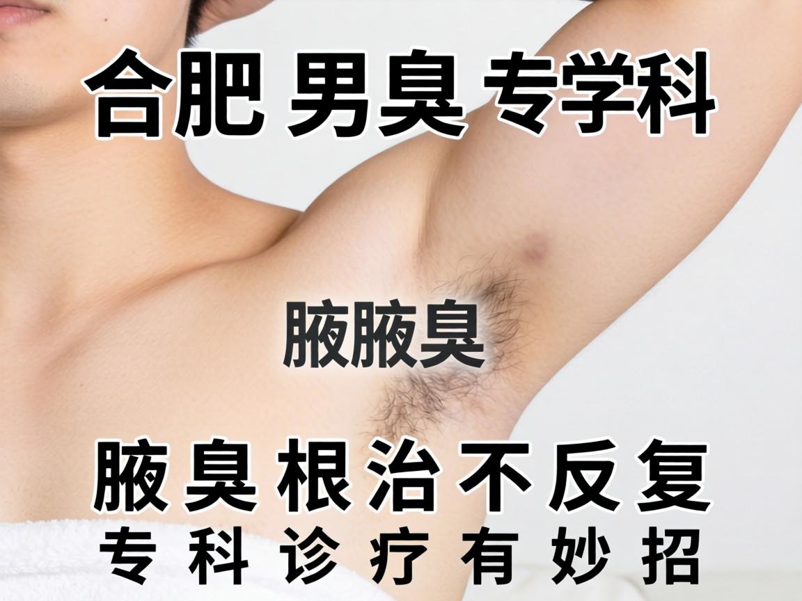 合肥男性腋臭专科，腋臭根治不反复，专科诊疗有妙招
