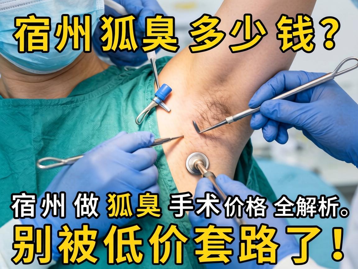 宿州狐臭手术多少钱？宿州做狐臭手术价格全解析，别被低价套路了！