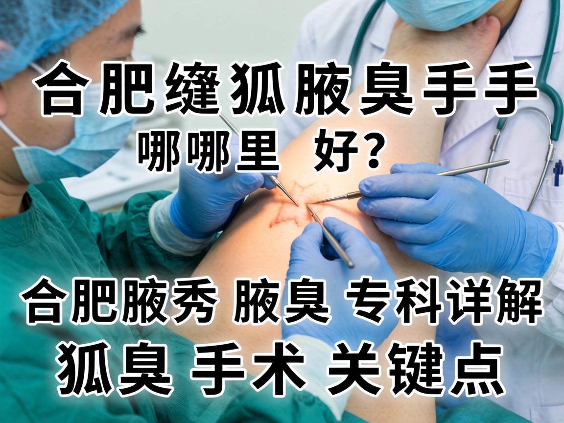 合肥狐臭手术哪里好？合肥腋秀腋臭专科详解狐臭手术关键点